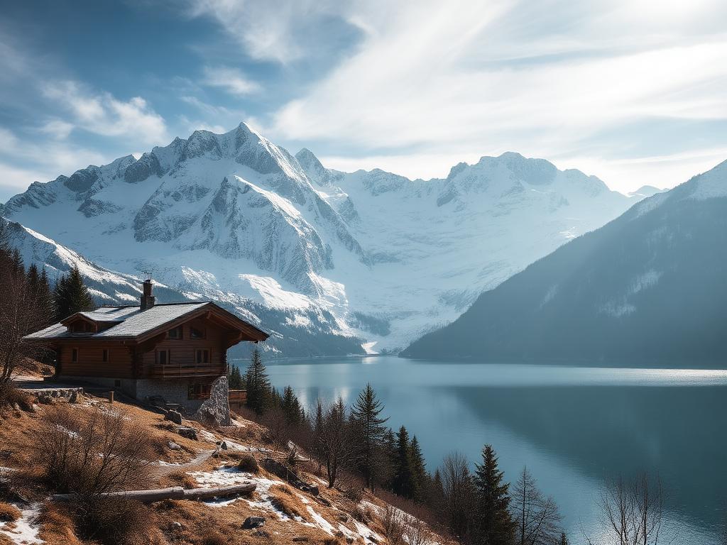 Swiss Alps Peaks & Lakes in Switzerland